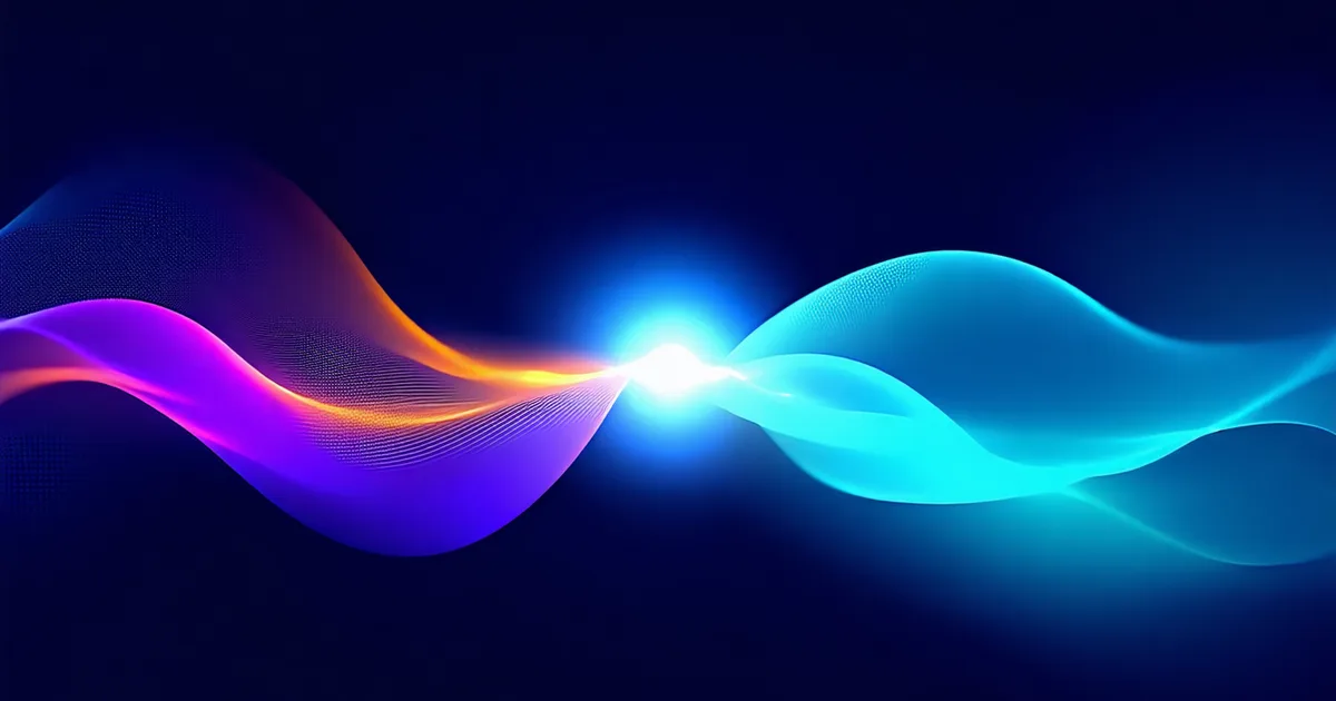 Abstract visualization of three data streams converging into a unified view, representing unified observability